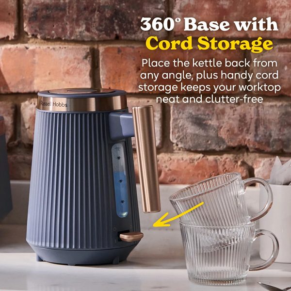 Russell Hobbs Bronte Kettle 1.7 Litre - Soft Navy | 26752