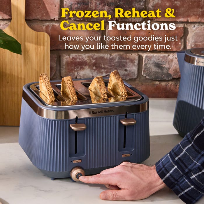 Russell Hobbs Bronte 4 Slice Toaster - Soft Navy | 26772