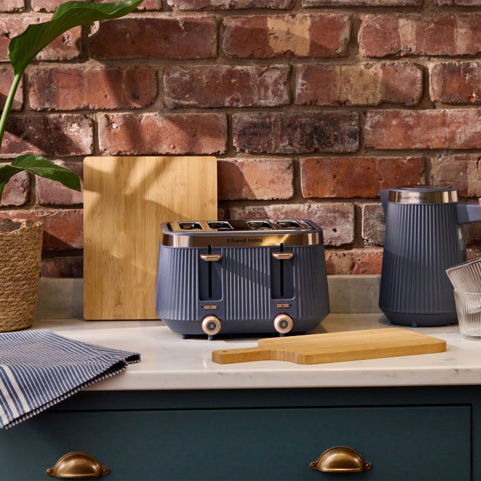 Russell Hobbs Bronte 4 Slice Toaster - Soft Navy | 26772