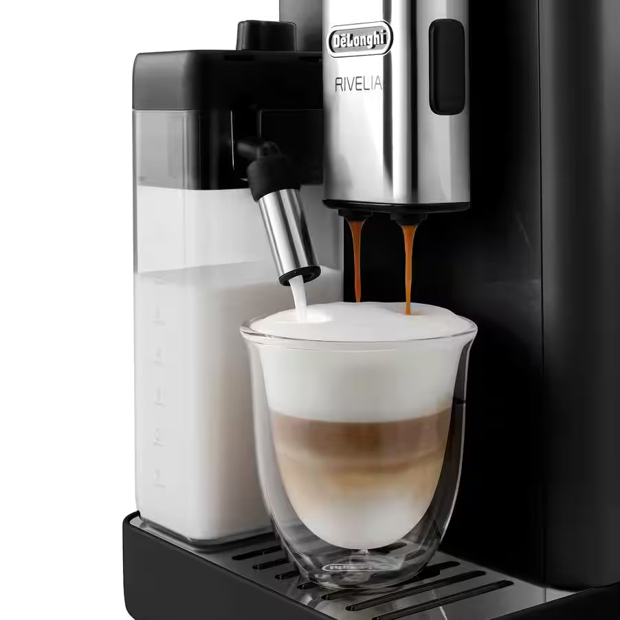 Delonghi Rivelia Bean To Cup Coffee Machine - Black | EXAM440.55.B