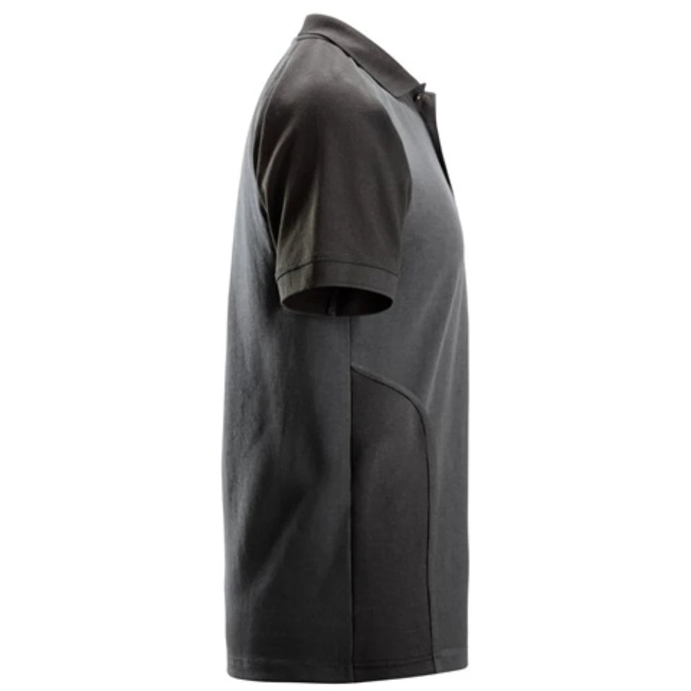 Snickers 2750 Two Tone Polo Shirt - Steel / Black