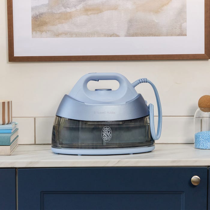 Russell Hobbs Fabric Luxe Steam Generator - Blue Sea | 28560