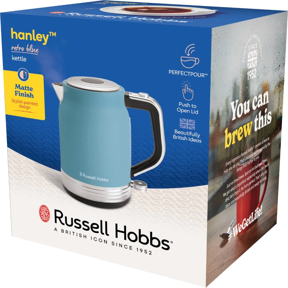 Russell Hobbs Hanley 1.7 Litre Kettle - Blue | 28641