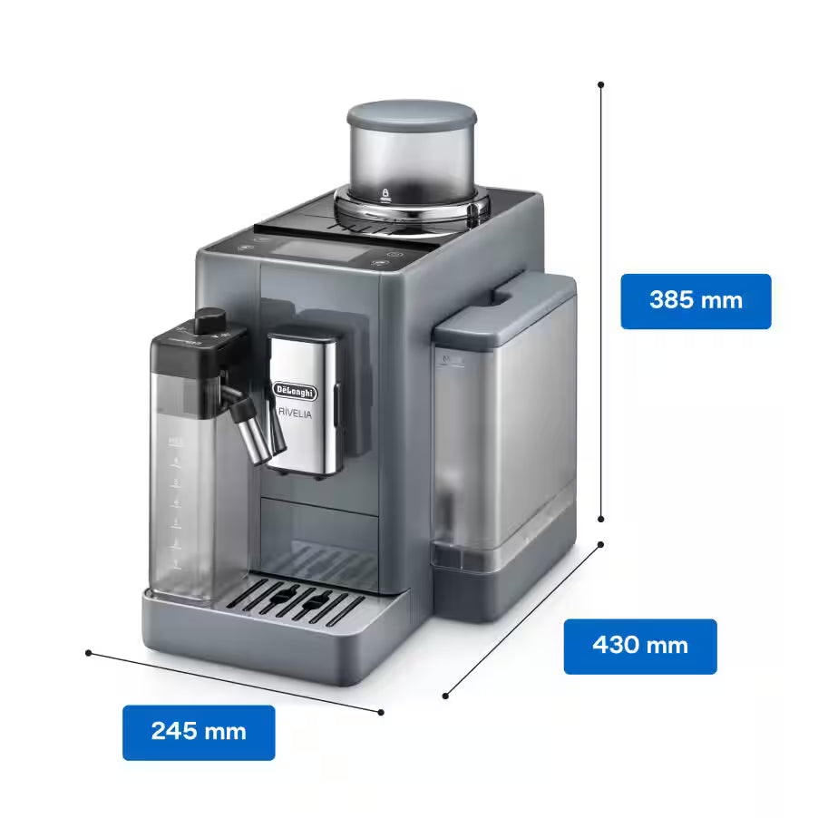Delonghi Rivelia Bean To Cup Coffee Machine - Grey | EXAM440.55.G