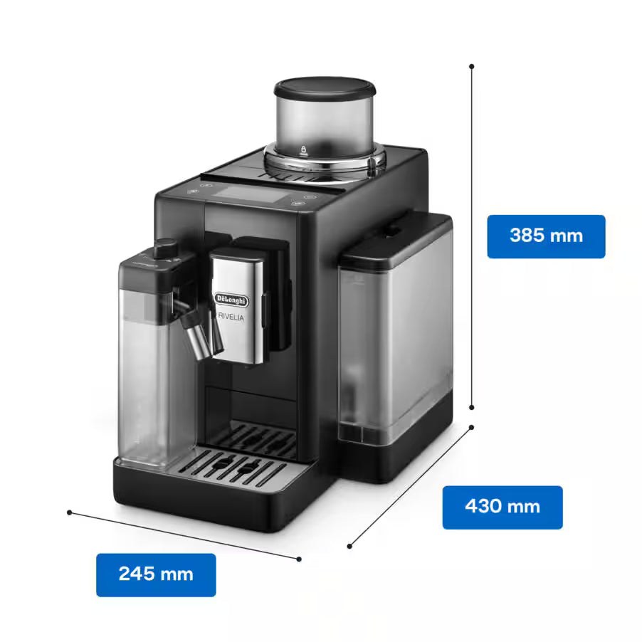 Delonghi Rivelia Bean To Cup Coffee Machine - Black | EXAM440.55.B