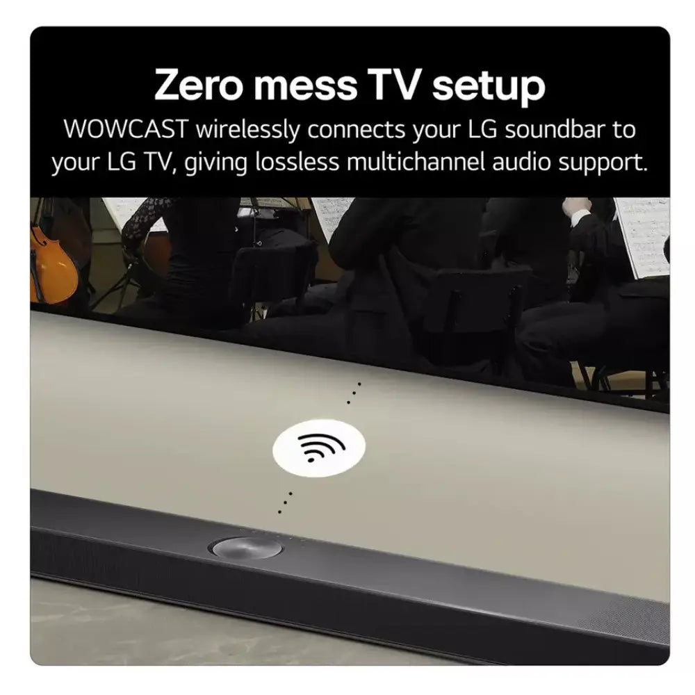 LG 3.1CH Cinematic Soundbar with Subwoofer - Black | US60T.AGBRLLK