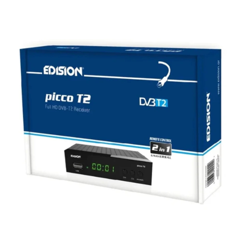 Edision Picco T2 DVB-T2 TV Saorview Box | Q14E01070021ED