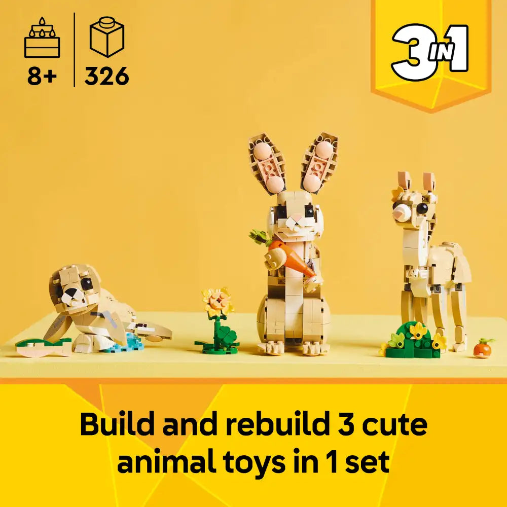 Lego Creator Cute Bunny 3 in 1 | 31162