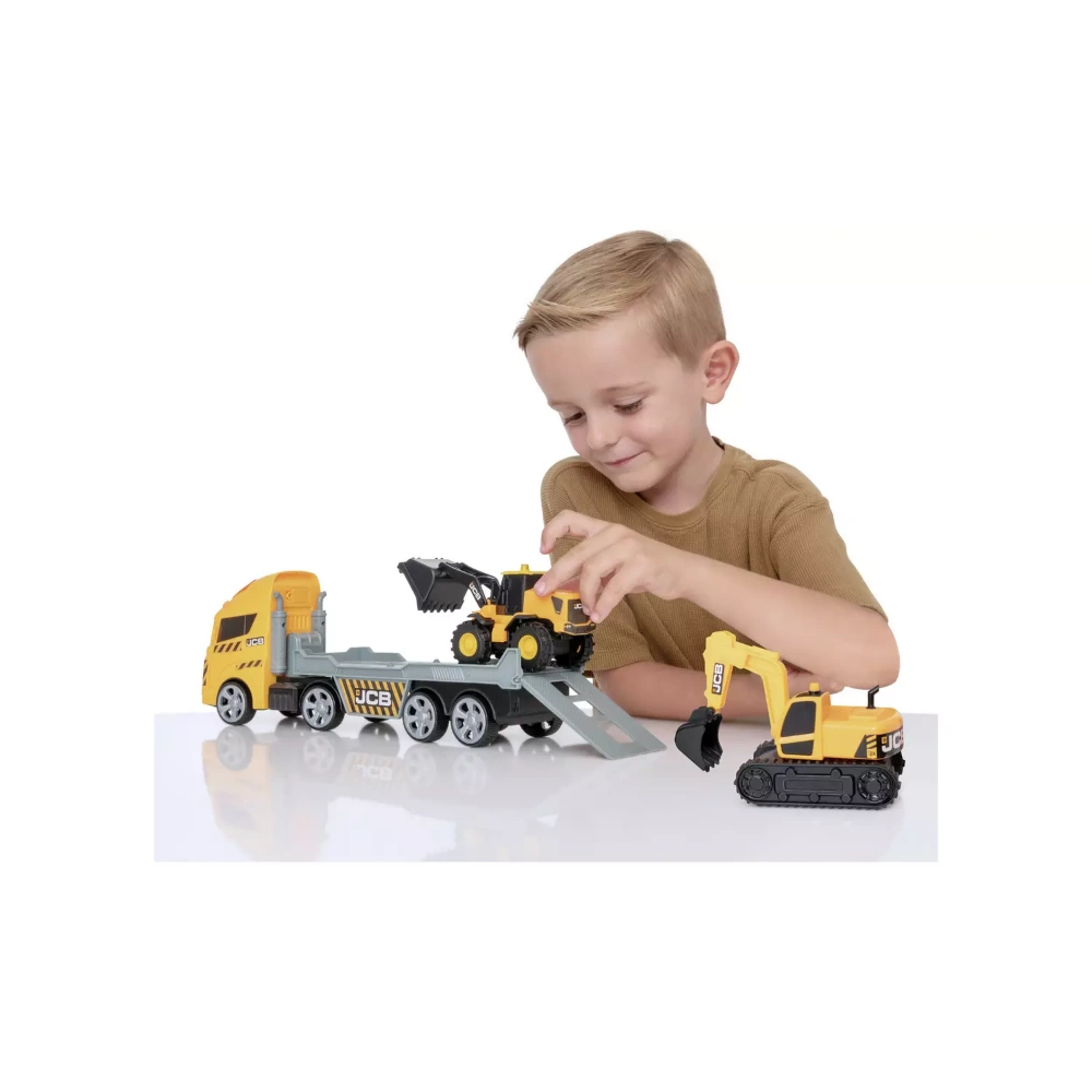 Teamsterz JCB Construction Transporter Light and Sound | 1417293.EX