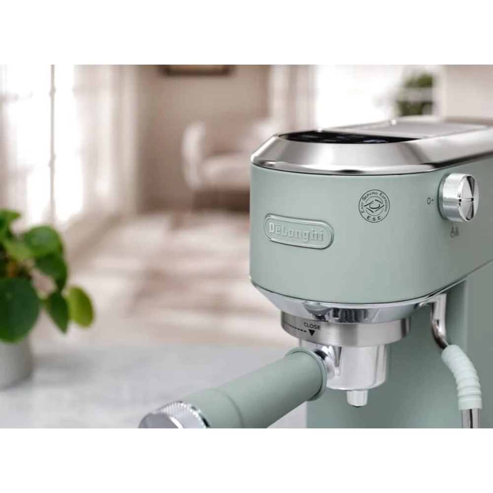 DeLonghi Dedica Duo Espresso Coffee Machine - Green | EC890.GR