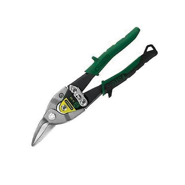 Stanley Green Offset Aviation Snip Right Cut 250mm