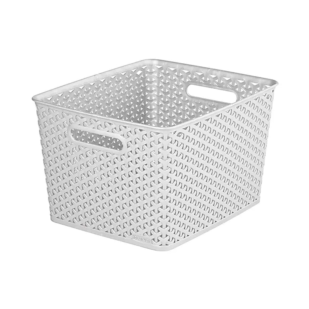 Curver My Style Large Retangular Basket 18 Litre - Grey | CUR232280