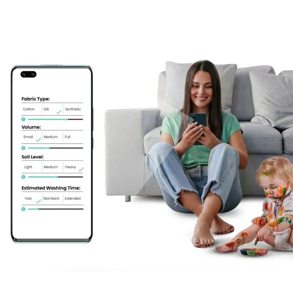 Hisense 5S Series 10.5kg 1400 Spin Auto Dosing Washing Machine Wi Fi - White | WF5S1045BW