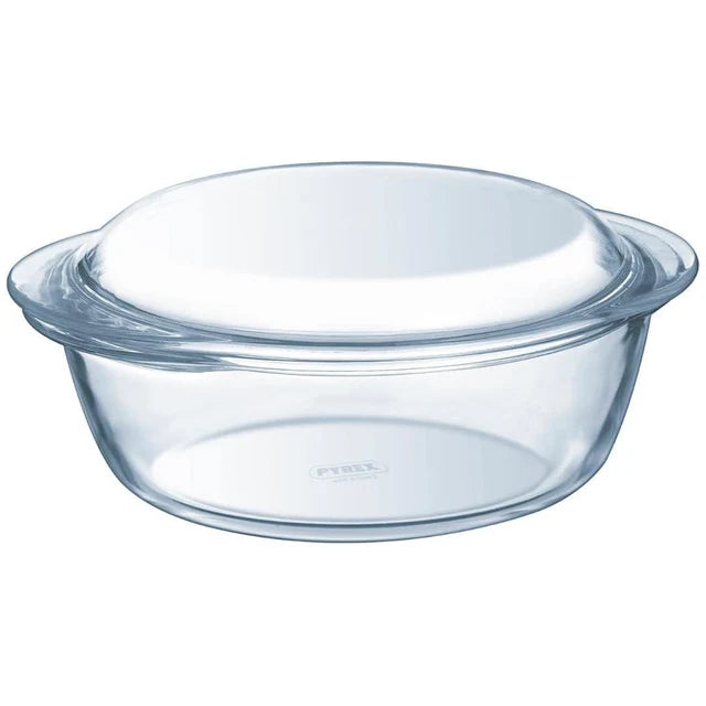 Pyrex Round Glass Casserole Dish 2.1 Litre 