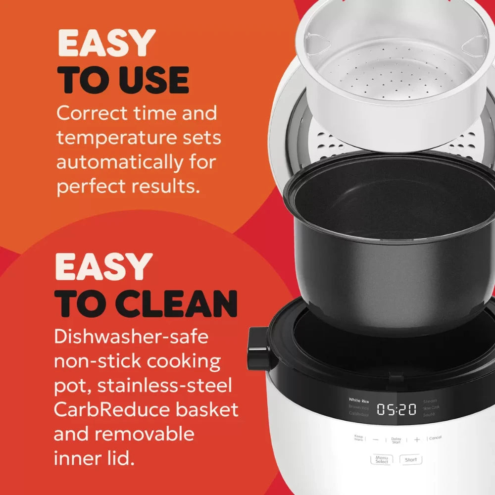 Instant Pot Rice Cooker and Steamer 12 Cup 2.8 Litre | 140-5021-01-UK