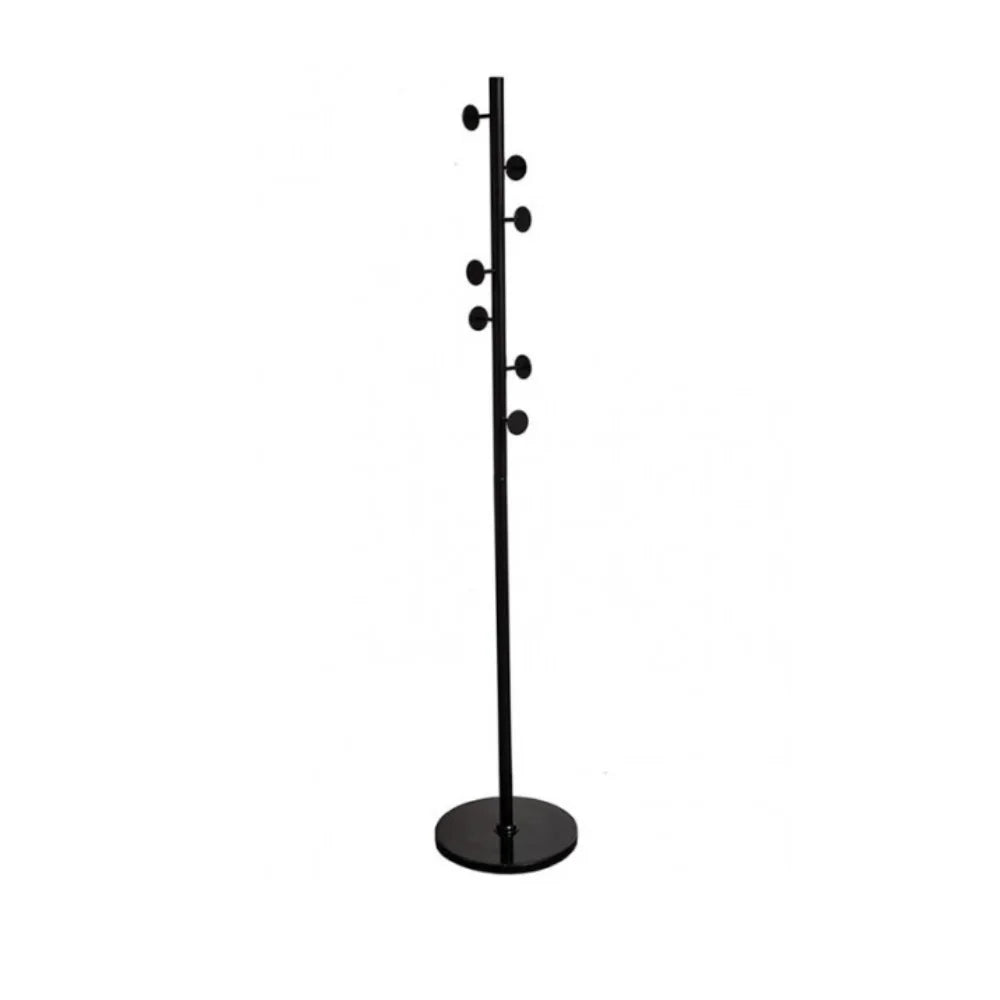 The Grange Collection Coat Stand in Black with Marble Effect Base 180cm | MX200