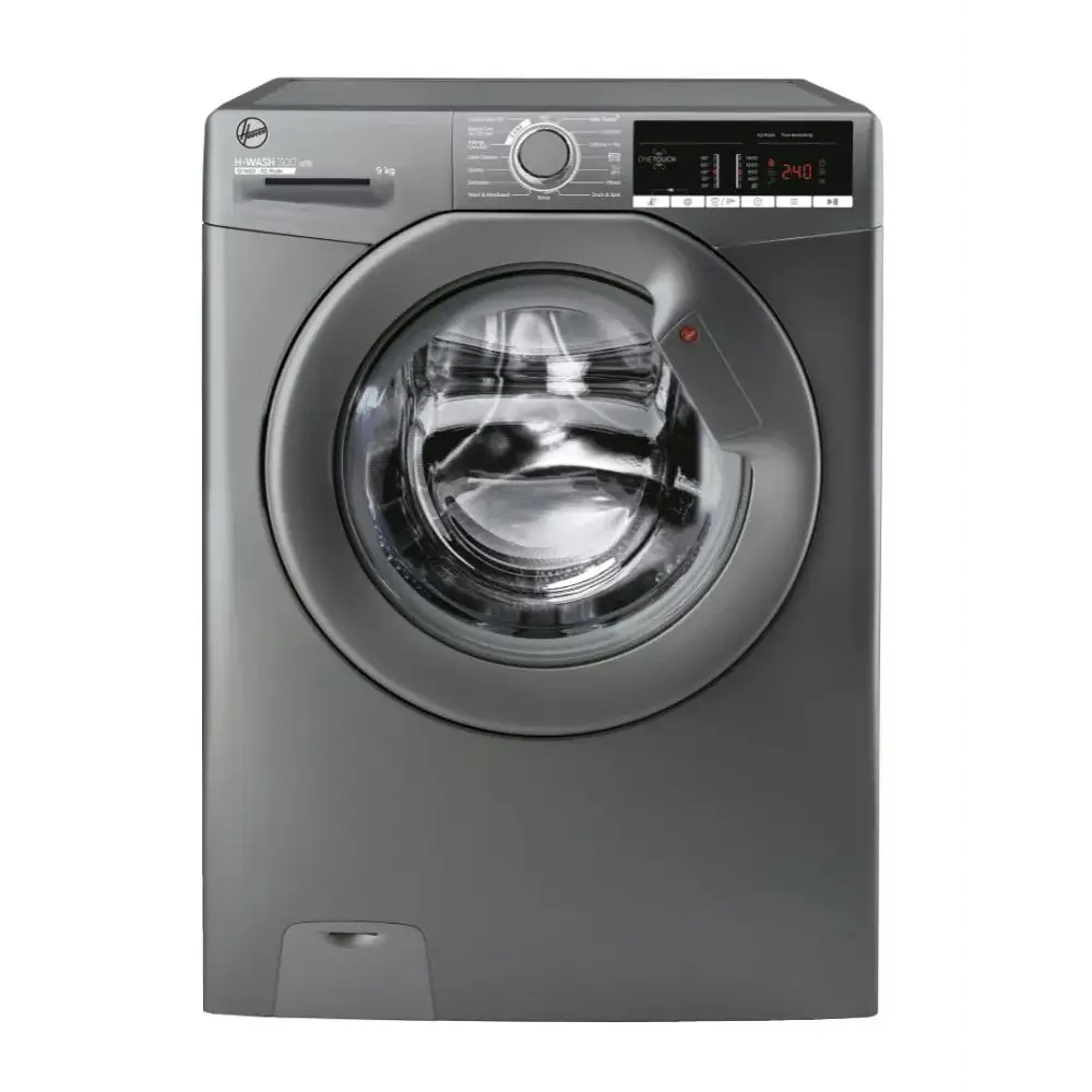 Hoover H-Wash 300 9kg 1400 Spin Washing Machine - Graphite | H3W49TAGG4/1-80