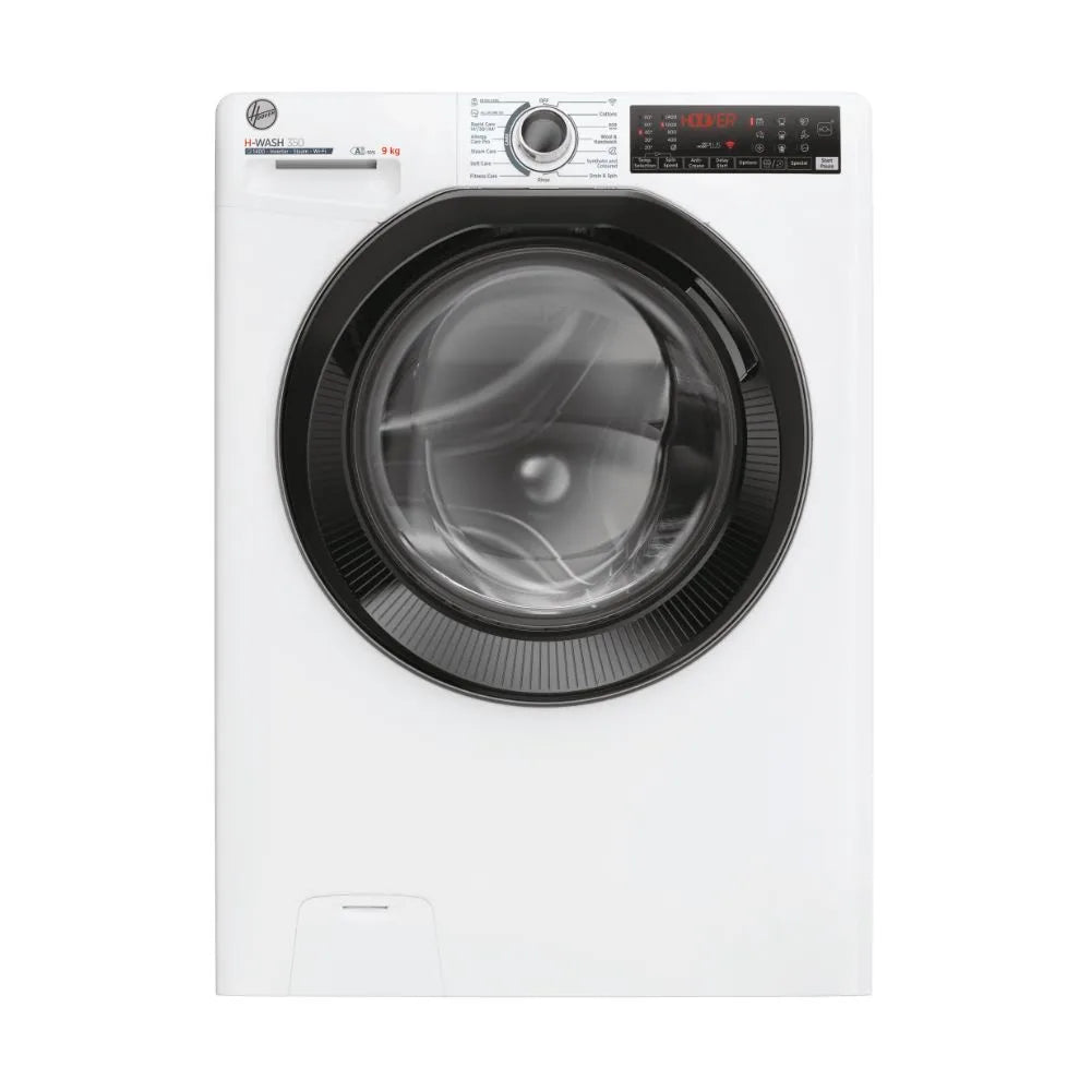 Hoover H-Wash 350 9kg 1400 Spin Washing Machine - White | H3WPS496TAM6-80