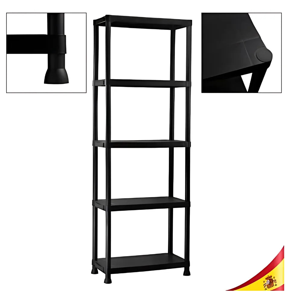 Blackspur 5 Tier Plastic Shelving Unit | SU102