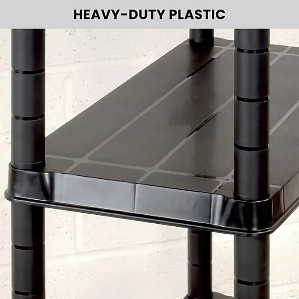 Blackspur 4 Tier Plastic Shelving Unit | SU101