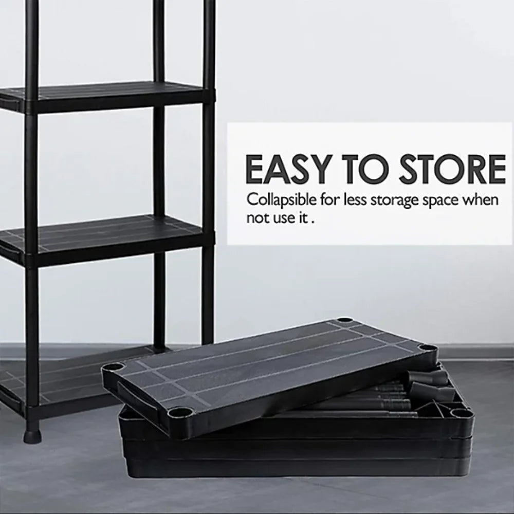 Blackspur 4 Tier Plastic Shelving Unit | SU101