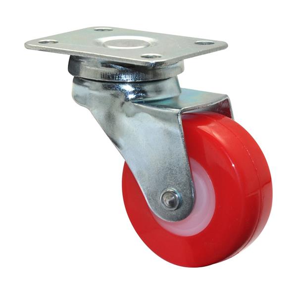 DS Castor Wheel 40mm Swivel 40kg - Red | CAS32