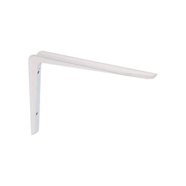 Shelf Bracket 220mm x 155mm - White | Steel Wall Bracket
