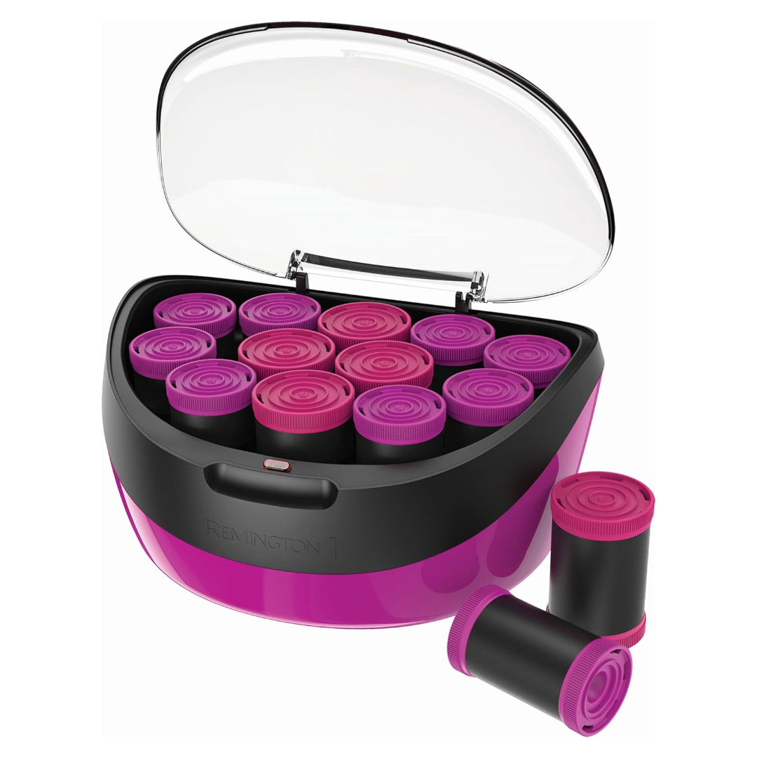 Remington Jumbo Curls Heated Rollers - Pink and Black | H5670