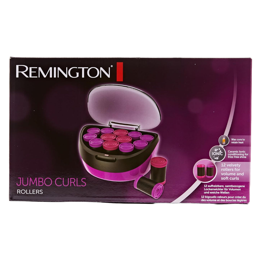 Remington Jumbo Curls Heated Rollers - Pink and Black | H5670