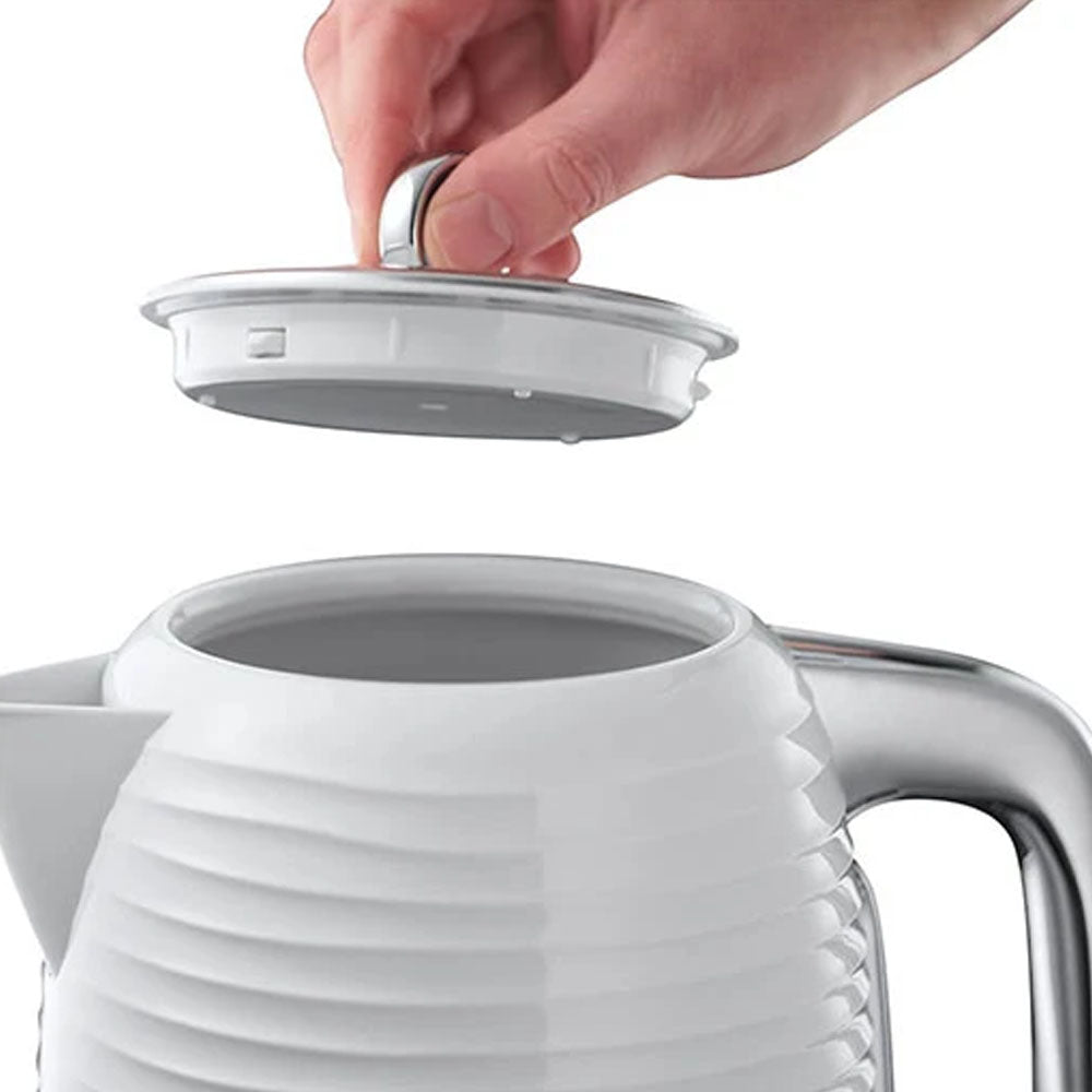 Russell Hobbs 1.7 Litre Rapid Boil Inspire Kettle - White | 24360