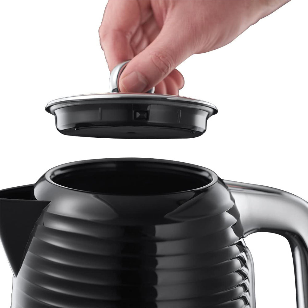 Russell Hobbs 1.7 Litre Rapid Boil Inspire Kettle - Black | 24361