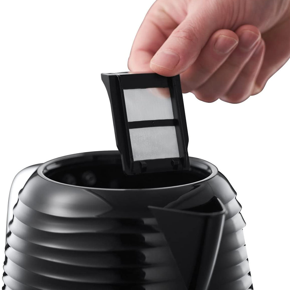 Russell Hobbs 1.7 Litre Rapid Boil Inspire Kettle - Black | 24361