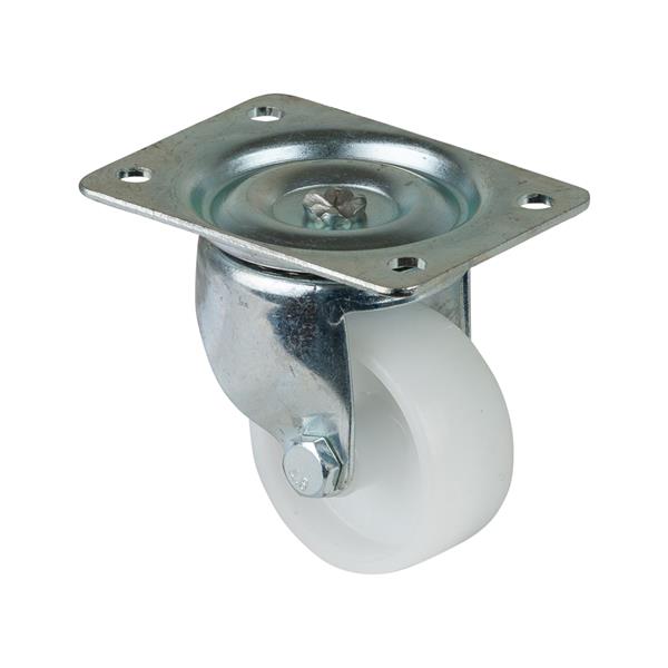 DS Transport Castor Wheel 58mm Swivel 80kg - White | CAS111