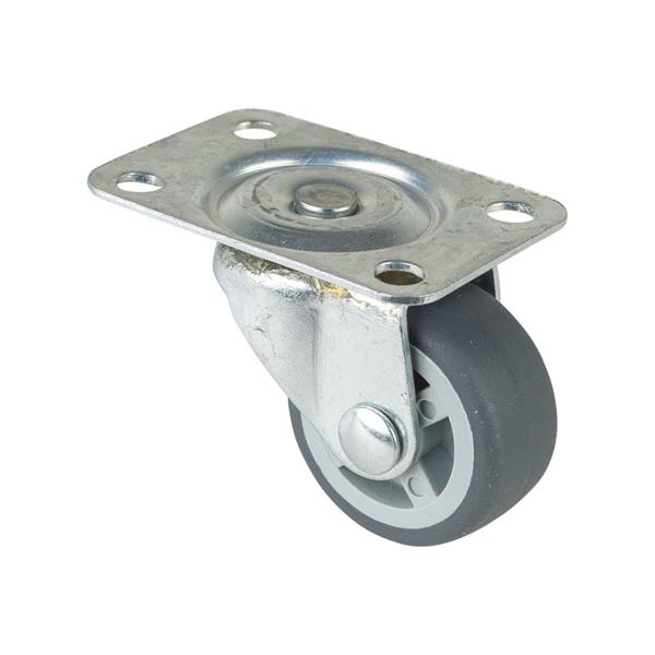 DS Furniture Castor 30mm Swivel Grey | 20kg Soft Wheel
