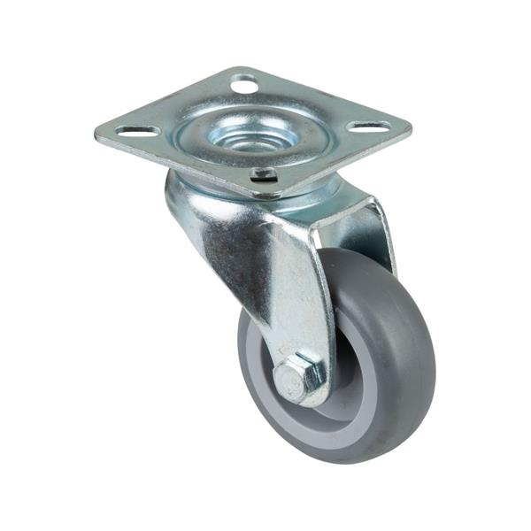 DS Equipment Castor Wheel 50mm Swivel 50kg - Grey | CAS107