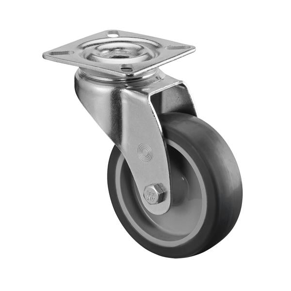 DS Transport Castor 75mm Swivel Grey | 60kg Load Wheel