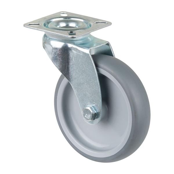 DS Equipment Castor Wheel 100mm Swivel 70kg - Grey | CAS135