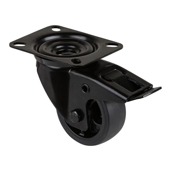 DS Transport Castor Wheel 80mm Brake 100kg - Black Design | CAS123