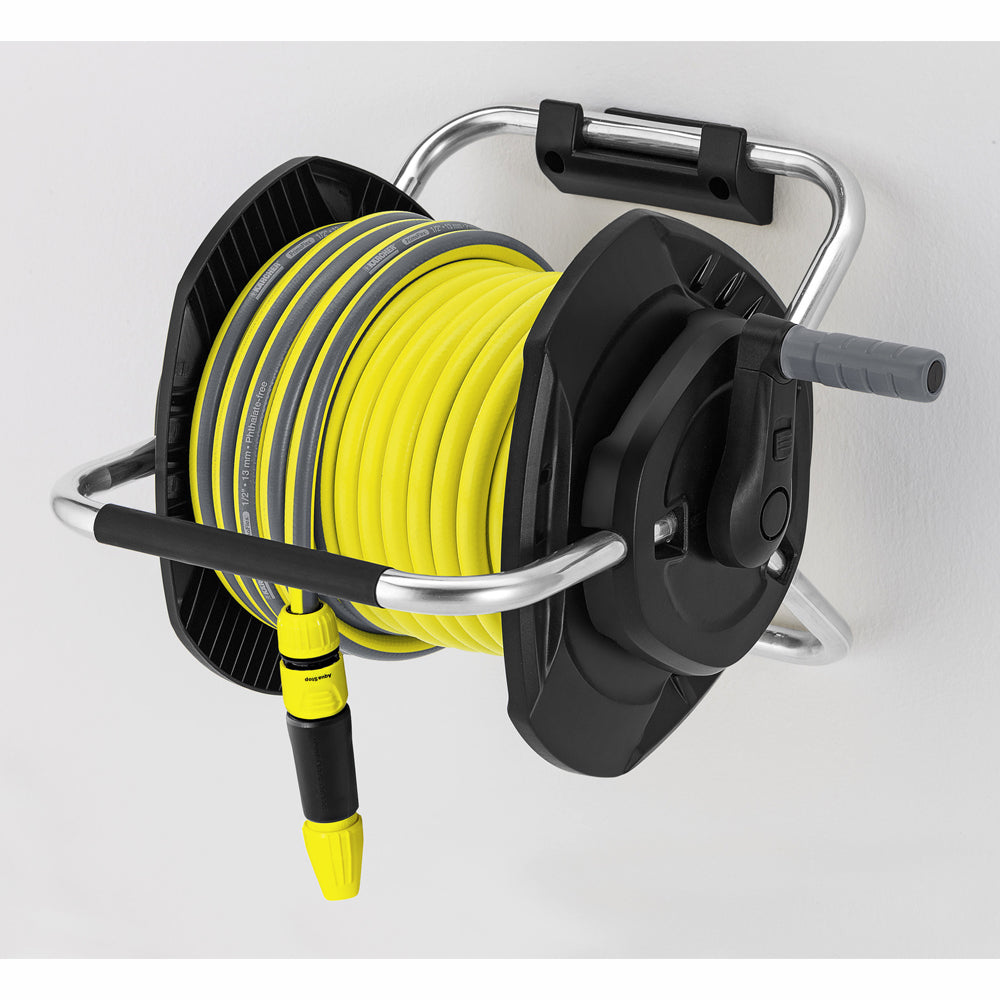 Karcher 25 Metre Wall Mounted Hose Reel Includes Hose and Fittings | 2.645-281.0