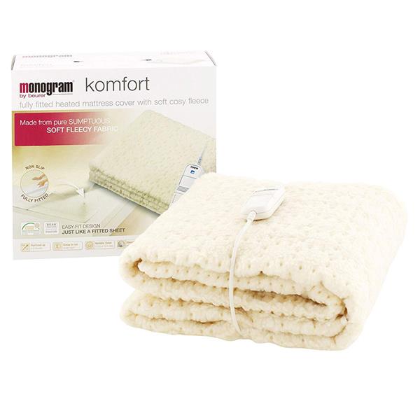 Monogram Double - Komfort Heated Electric Under Blanket Mattress Cover | 379.61