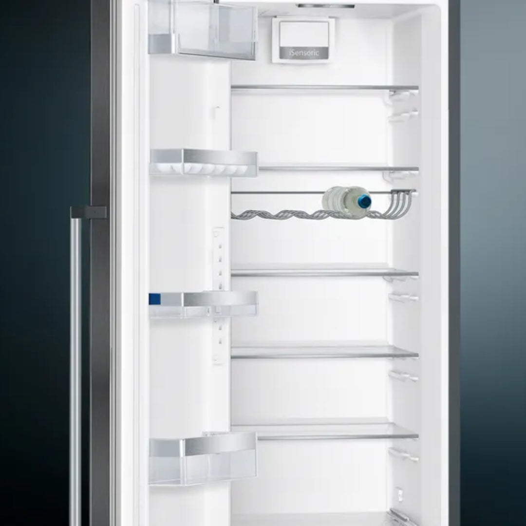 Siemens iQ500 186cm Larder Fridge - Black / Stainless Steel | KS36VAXEP