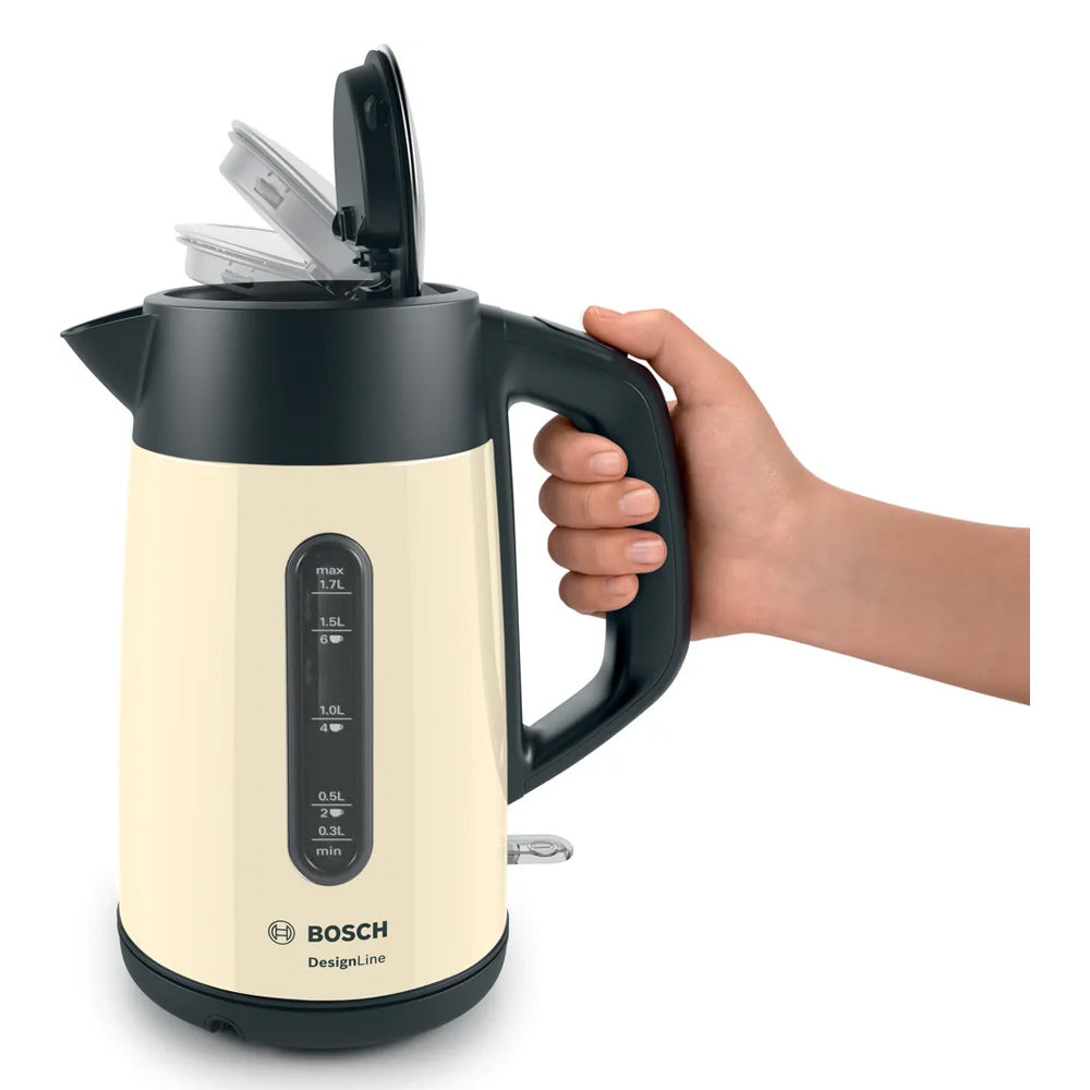 Bosch Designline Plus Traditional Kettle 1.7 Litre - Cream | TWK4P437GB