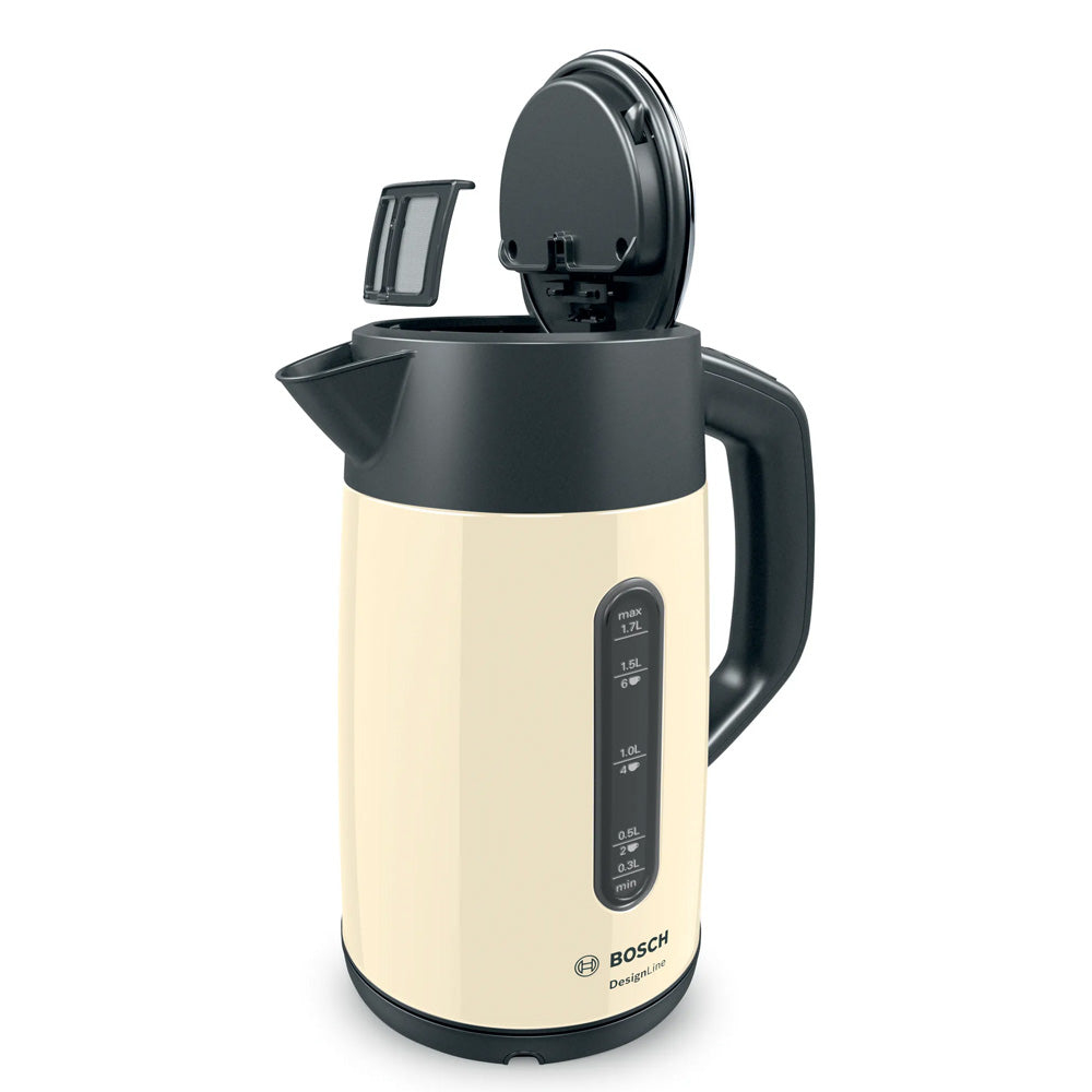 Bosch Designline Plus Traditional Kettle 1.7 Litre - Cream | TWK4P437GB