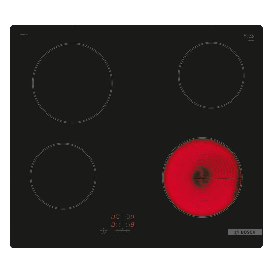 Bosch Series 2 59cm Electric Ceramic Hob - Black | PKE61RAA8B