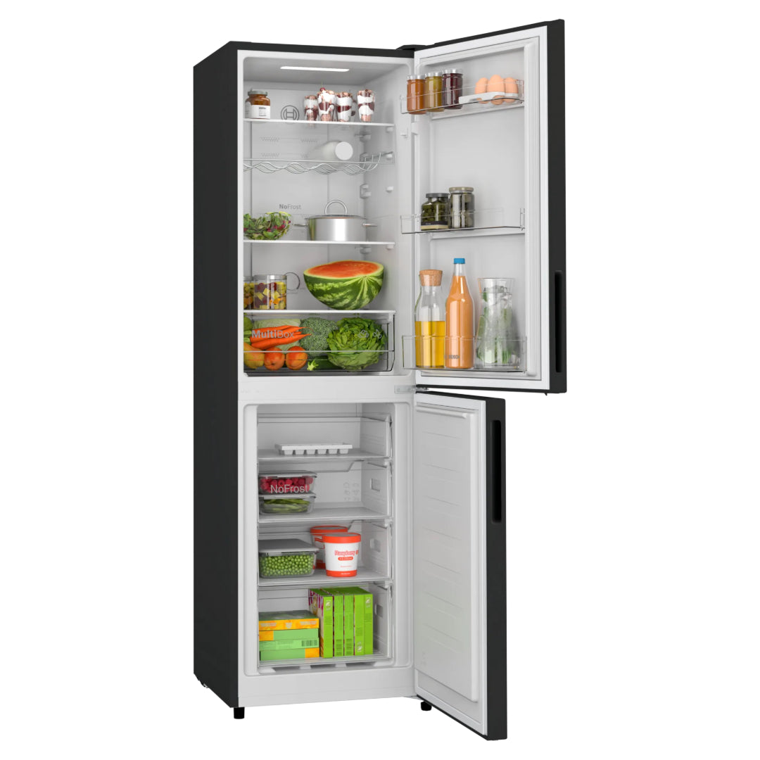 Bosch Series 2 182.4cm No Frost Fridge Freezer - Black | KGN27NBEAG