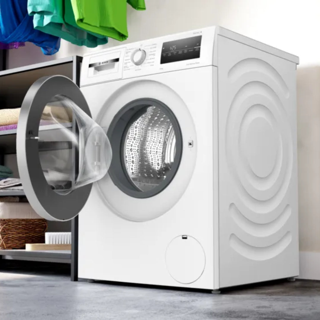 BOSCH Series 4 9kg 1400 Spin Washing Machine - White | WAN28259GB