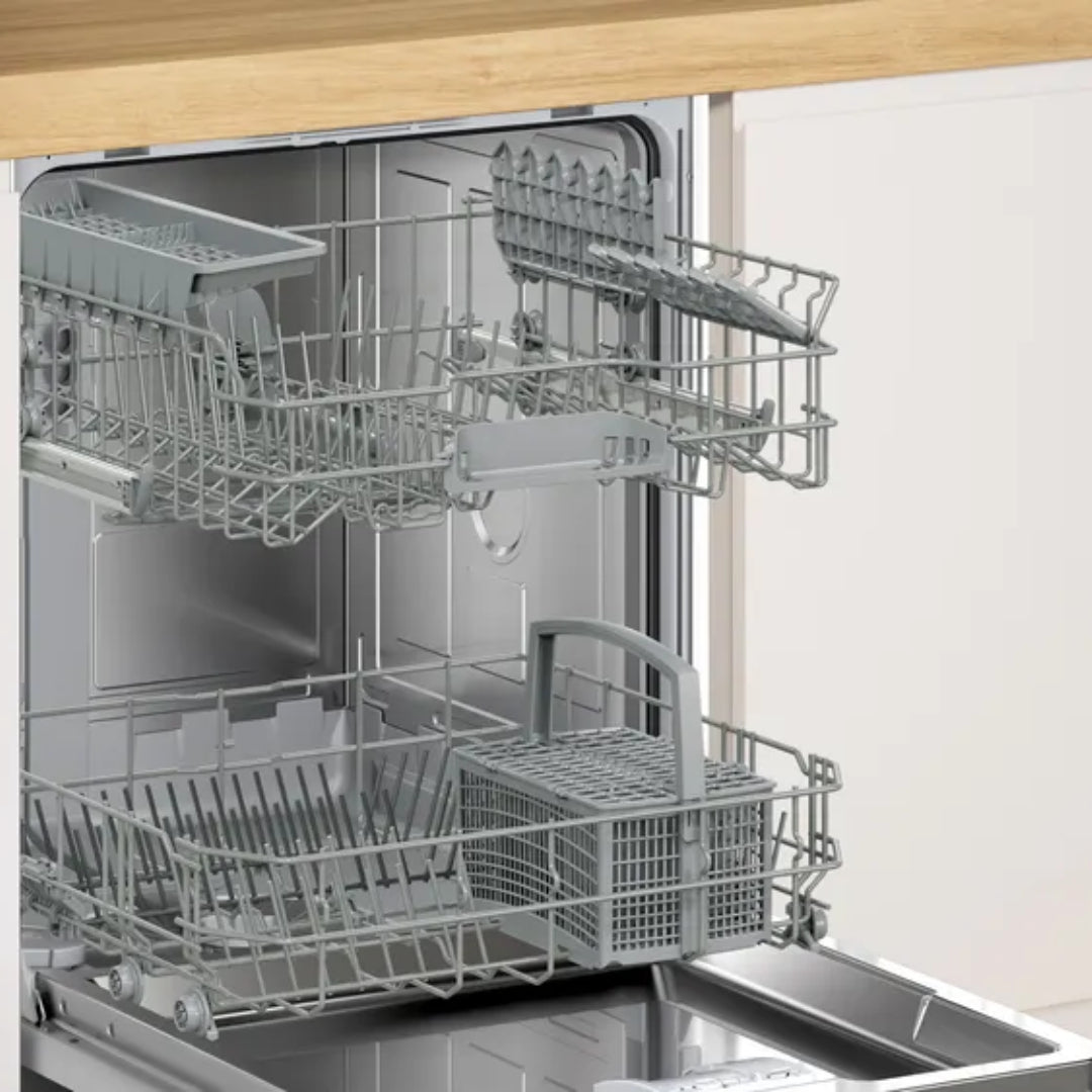 Bosch Series 2 Semi Integrated Dishwasher 60 cm - Stainless Steel | SMI2HTS02G