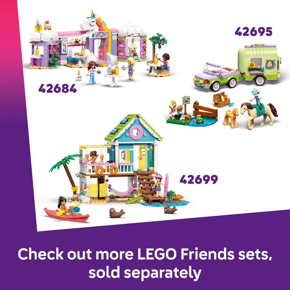 LEGO Friends Fun Water Park Day 42676 - shown alongside related LEGO sets sold separately. 278 pieces. Ages 6+.
