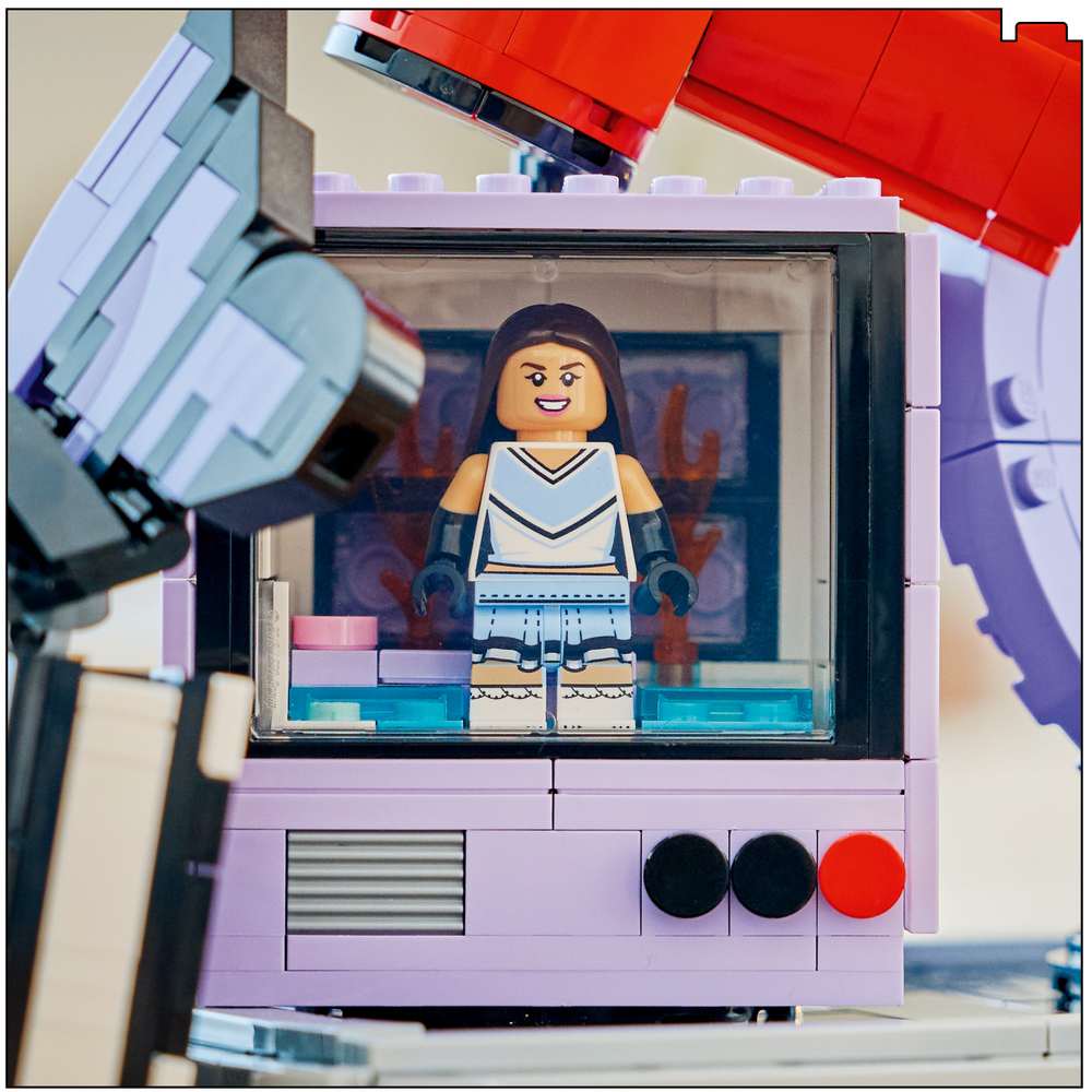 LEGO Editions Music Olivia Rodrigo's Secret Storage 43030 - close-up detail of the finished build. 1085 pieces. Ages 10+.