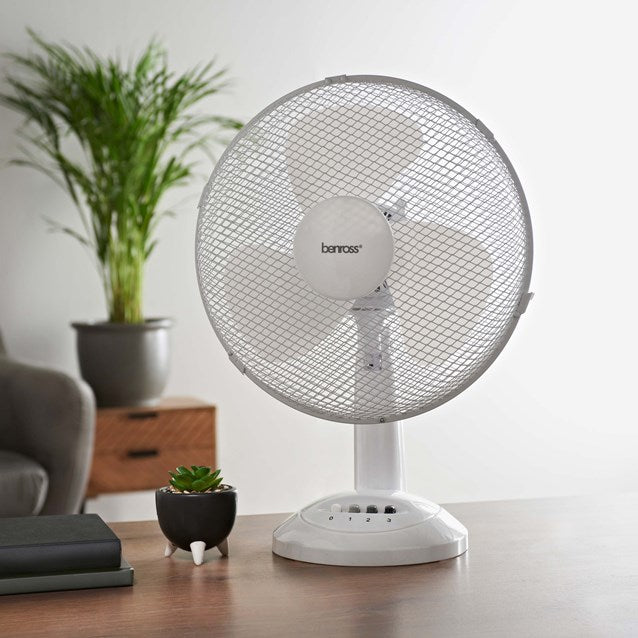 Benross 12" Desk Fan Desktop Fan | 43920
